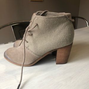 Lunata Lace Up Booties